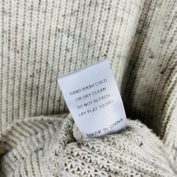 Maude Vivante Size Medium Specked Balloon Sleeve Pocket Sweater - Picture 6 of 6